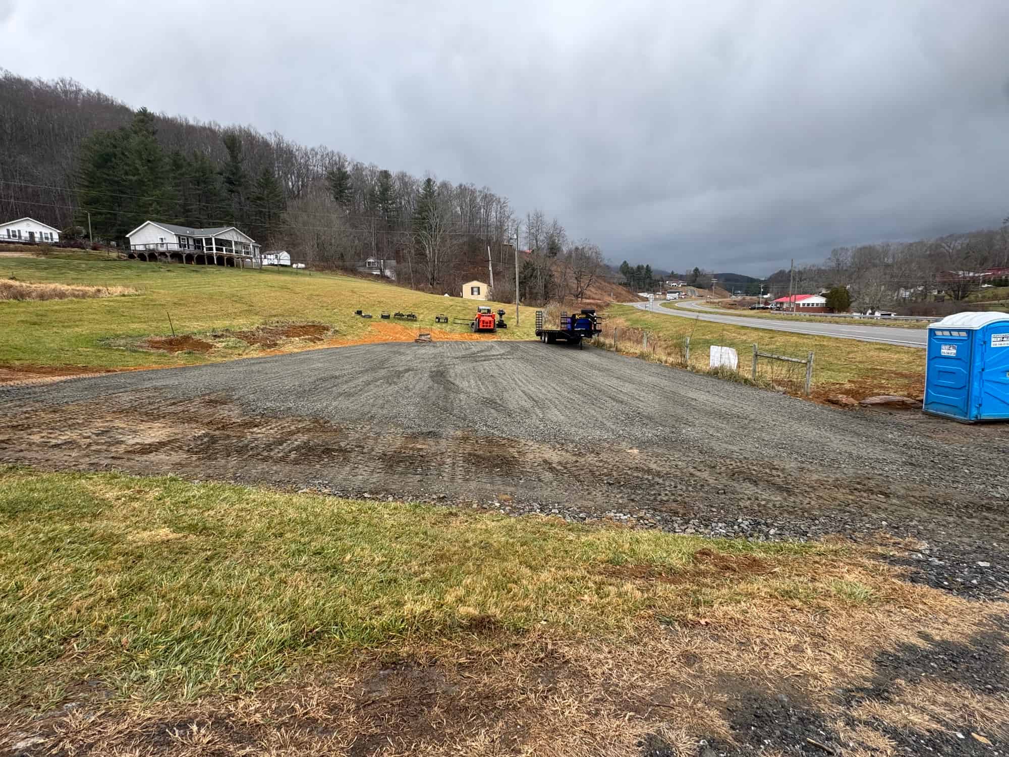 Land clearing — after: clean, usable lot