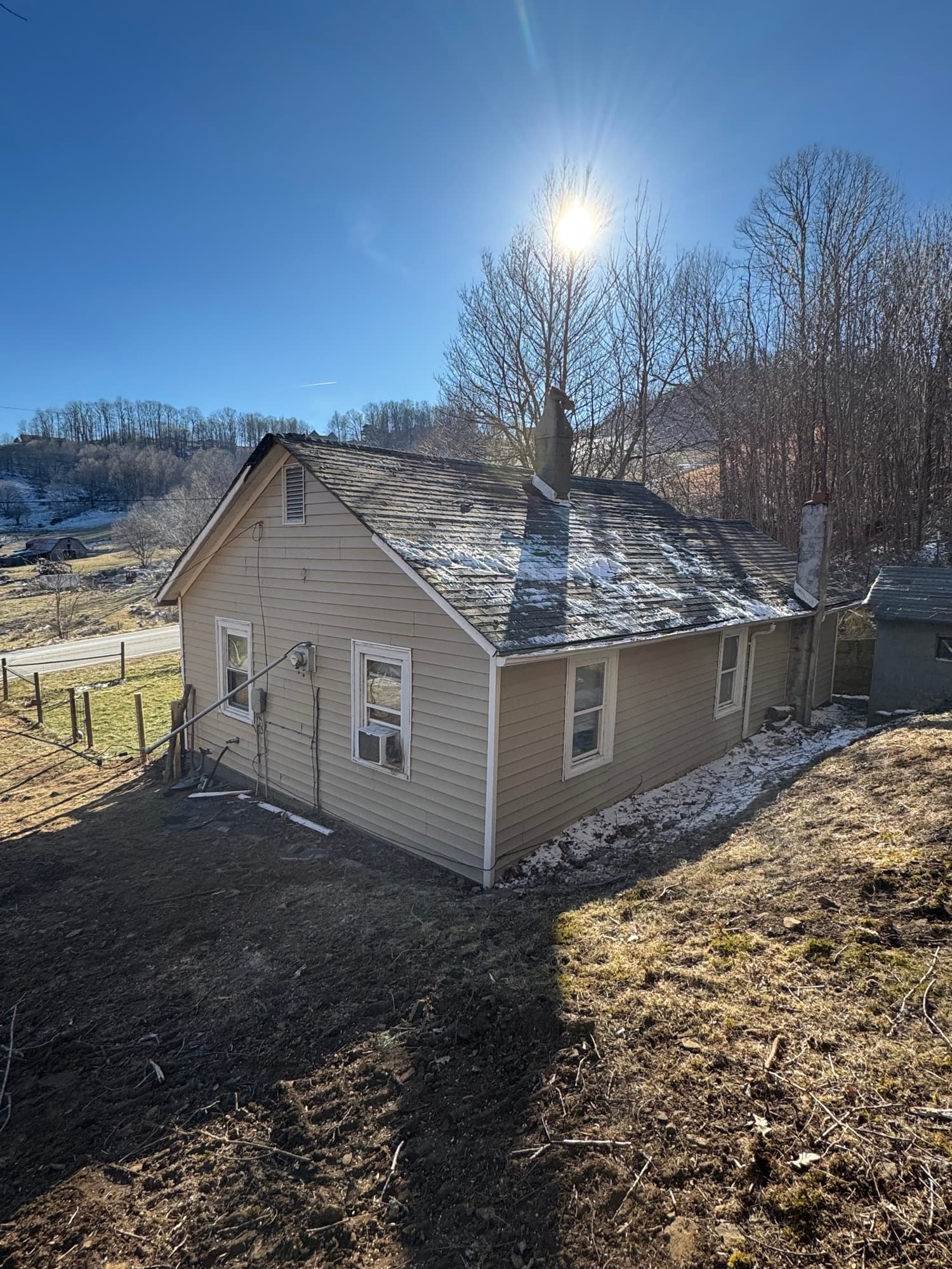 Property cleaned after multi-tree storm removal
